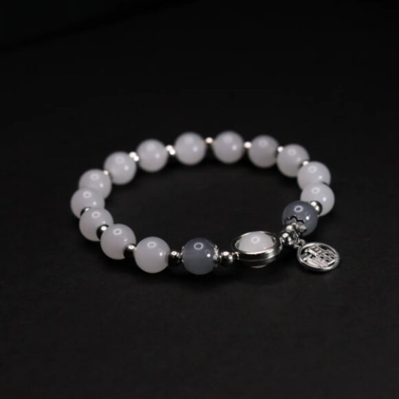 NWT: Grey Moonstone Crystal Blessing Bracelet - Picture 2 of 5